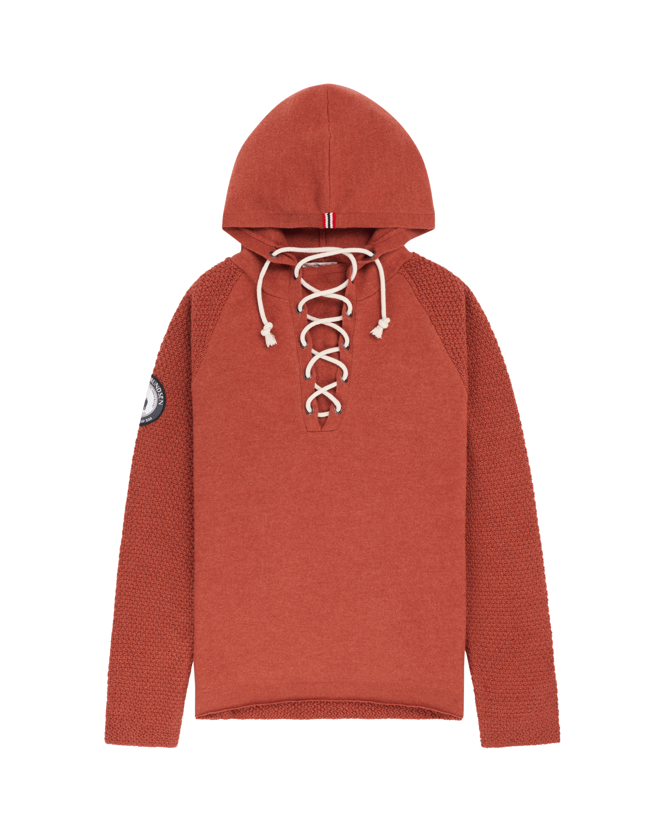 BOILED HOODIE LACED MENS  164 Terra Red