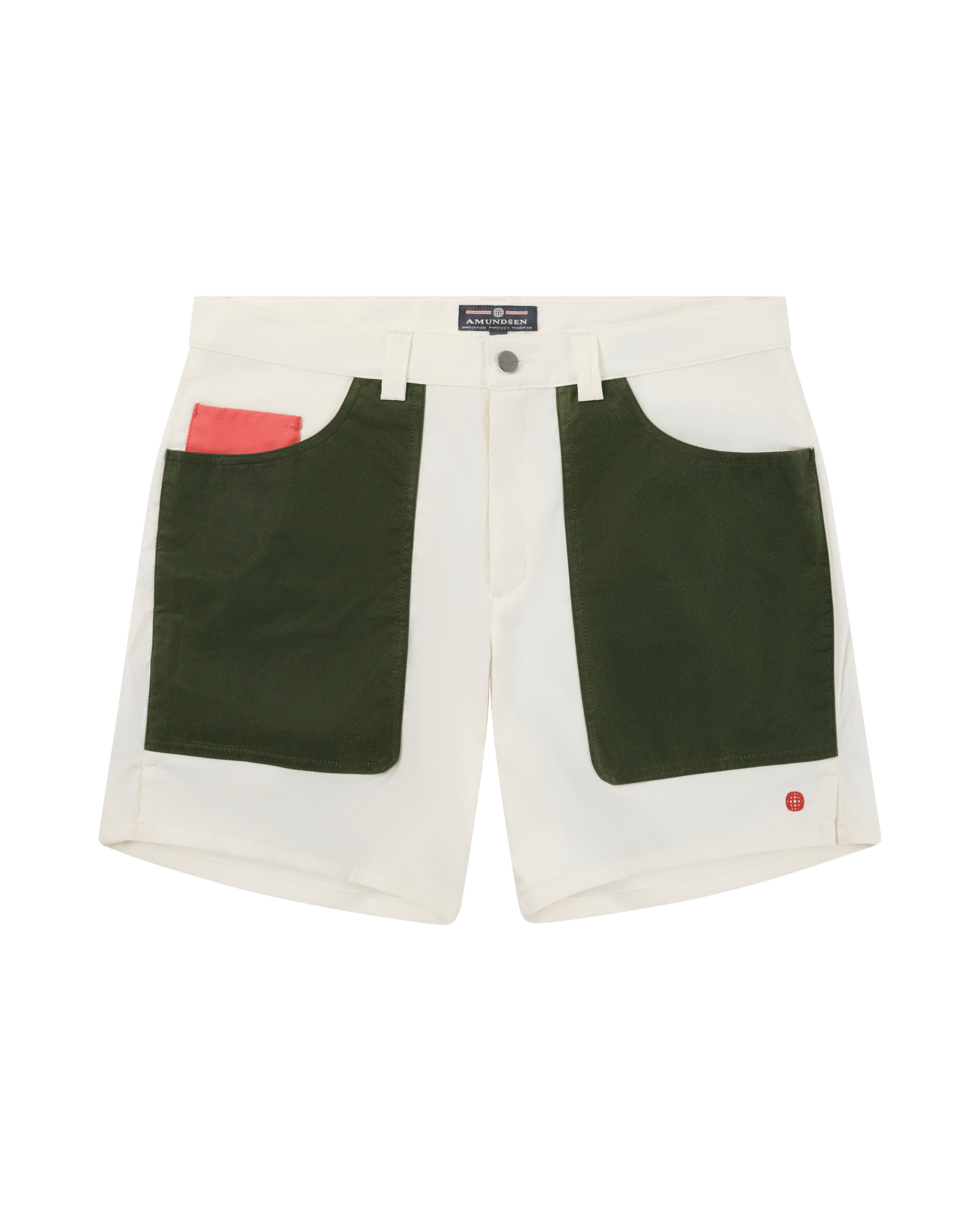 7INCHER FIELD SHORTS MENS  012 Offwhite/Green
