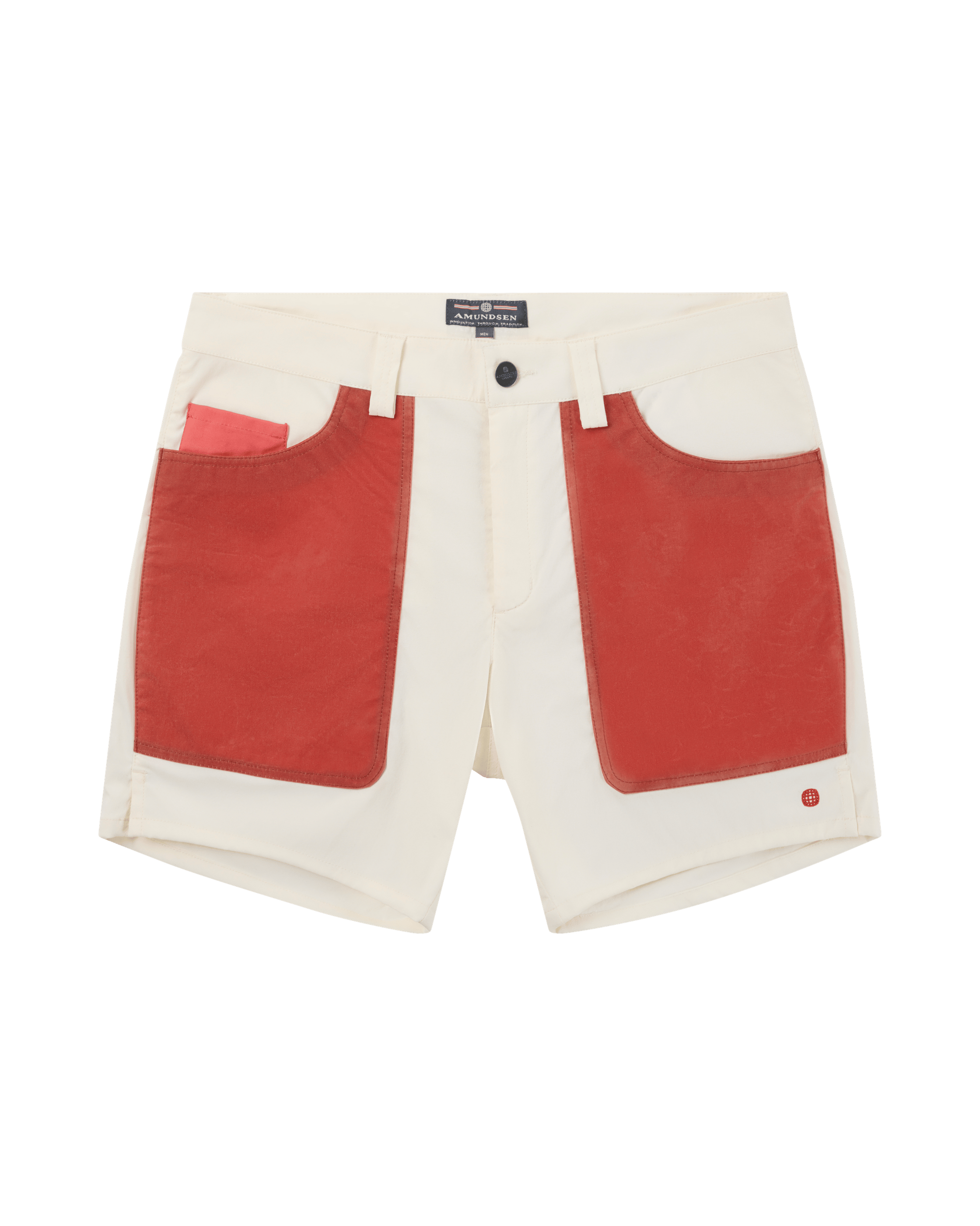 7INCHER FIELD SHORTS MENS  015 Offwhite/Terra Red
