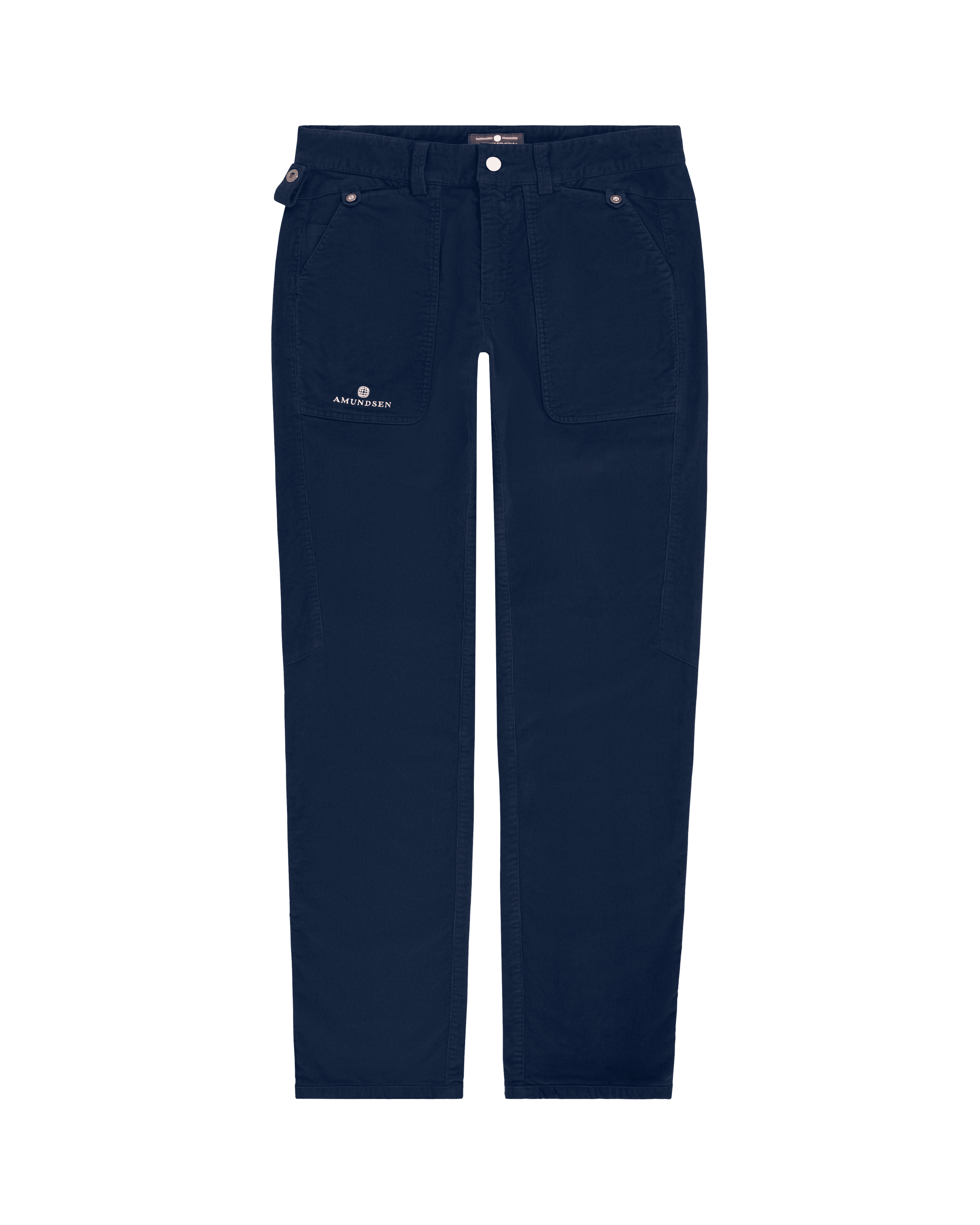 FJORDCORD SLACKS 16 WALE MENS  590 Faded Navy