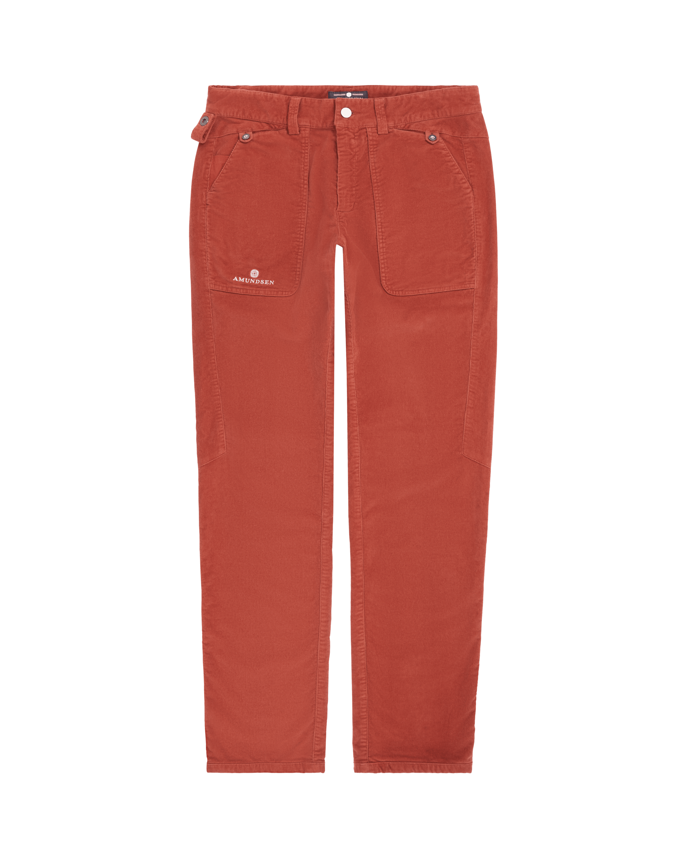 FJORDCORD SLACKS 16 WALE MENS  164 Terra Red