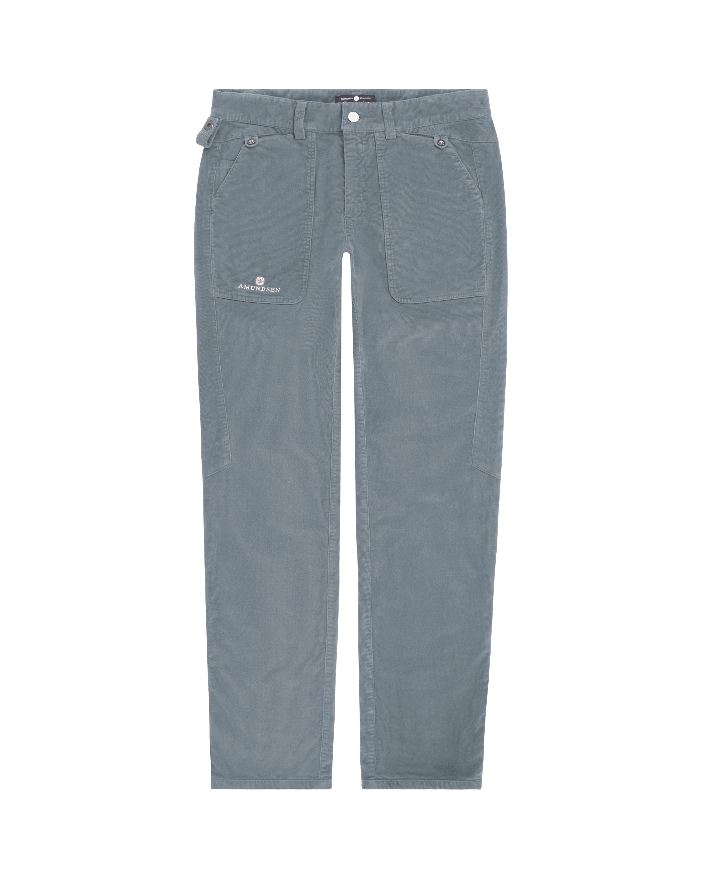FJORDCORD SLACKS 16 WALE MENS  530 Stormy Blue