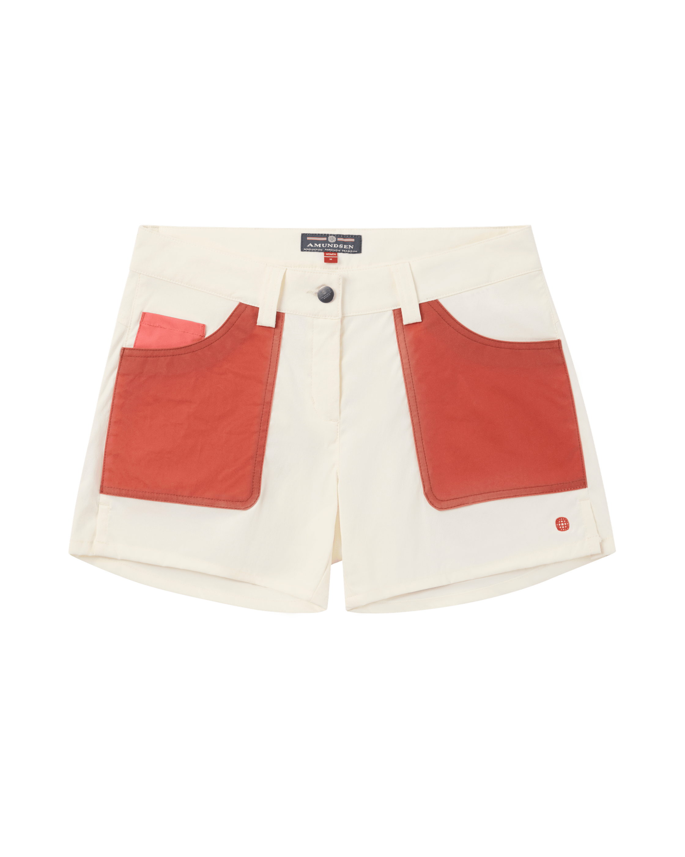 5INCHER FIELD SHORTS WOMENS  015 Offwhite/Terra Red