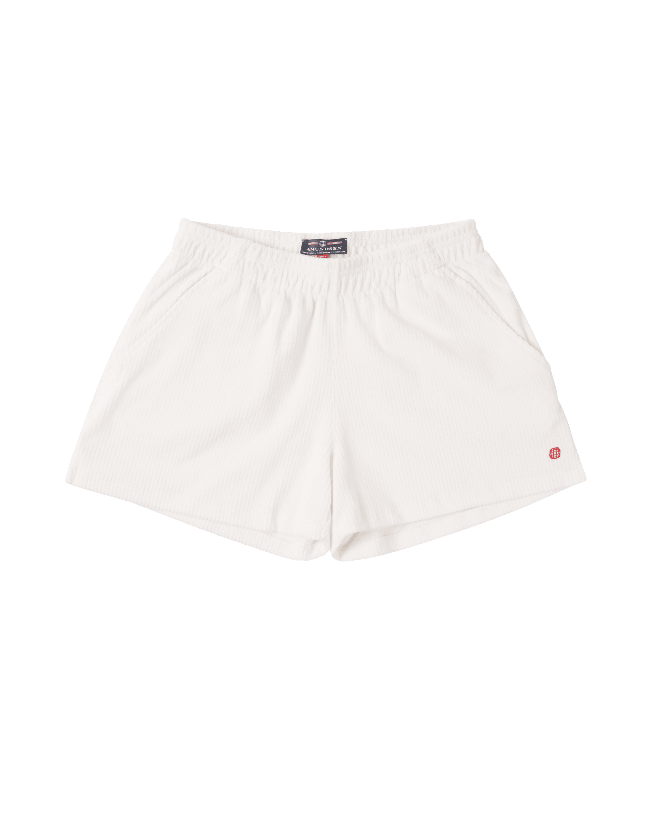 4INCHER COMFY CORD SHORTS WOMENS  001 White