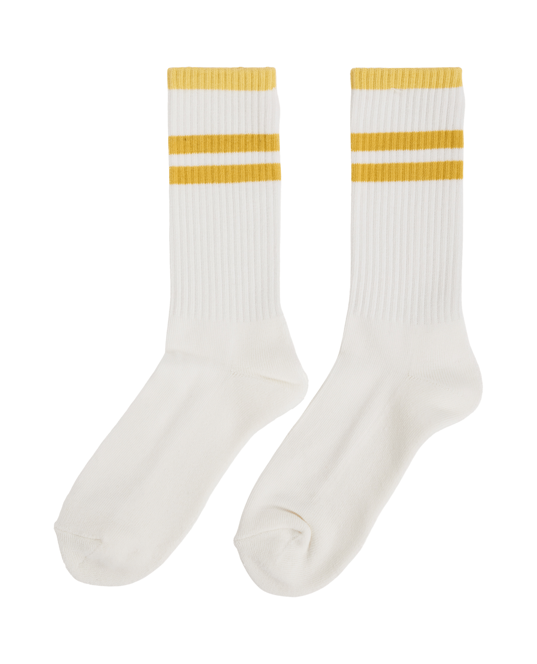 OSLO CREW SOCKS  004 White/Butter Cream