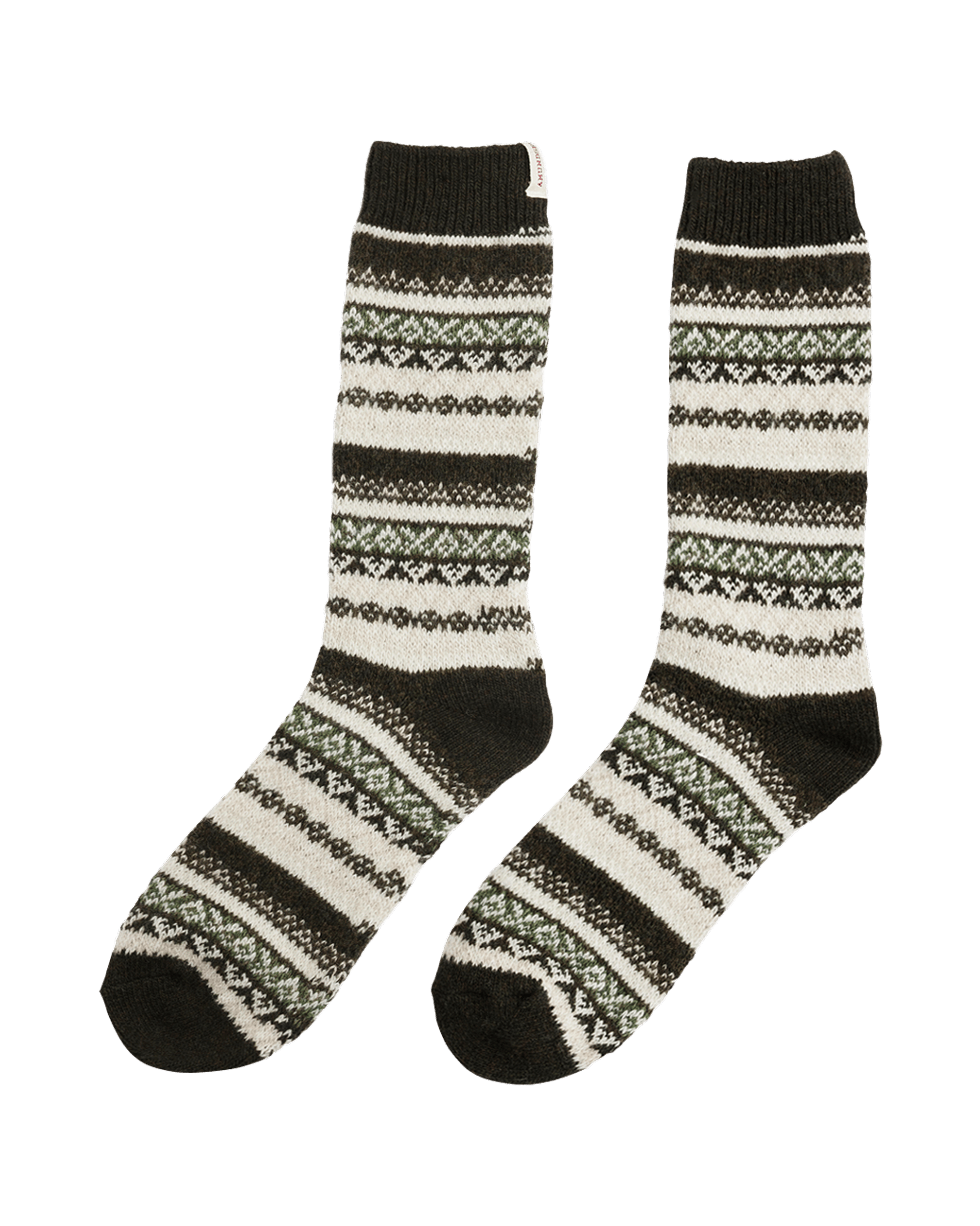 SKAUEN MID CALF SOCKS  485 Hunter Green
