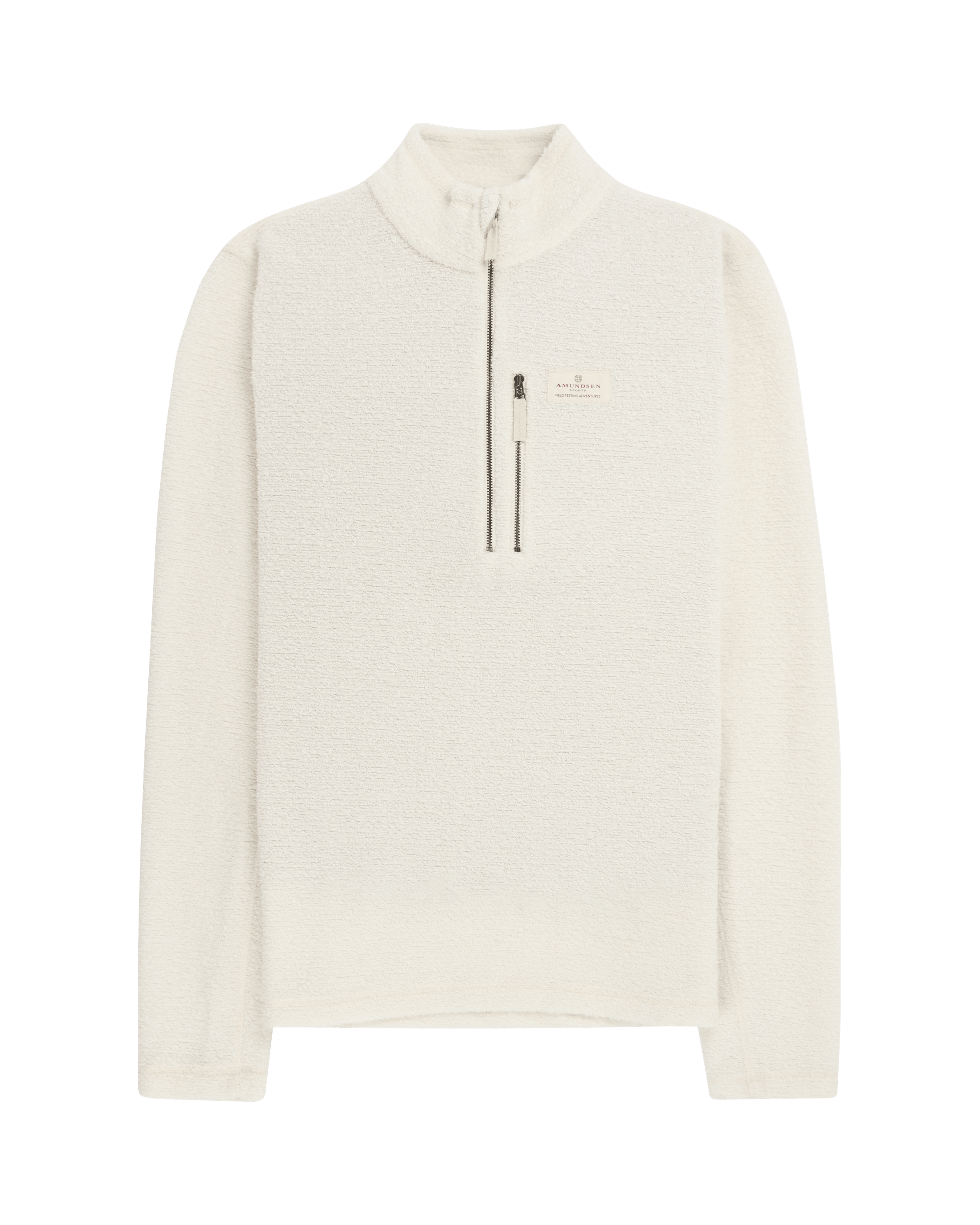 HUT HALF ZIP MENS  600 Oatmeal