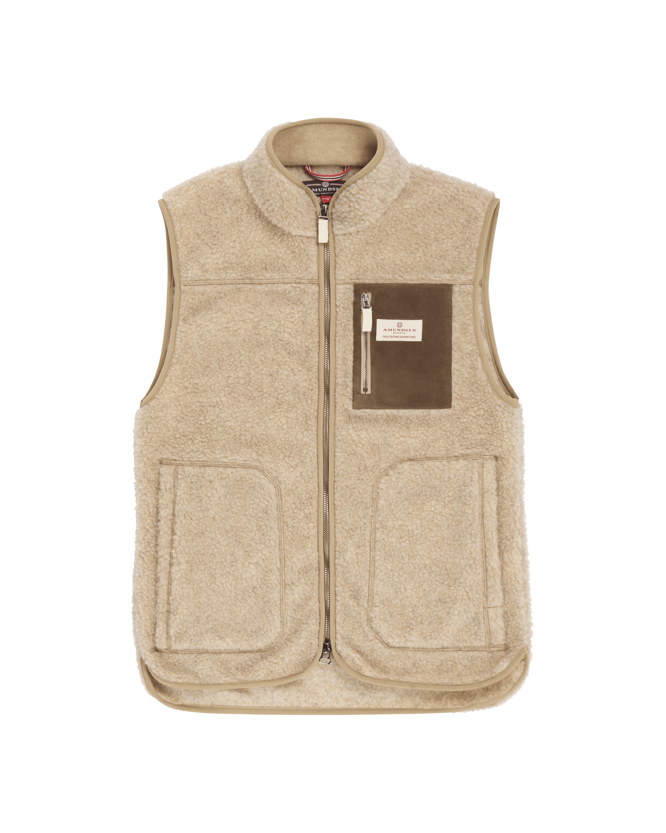 HEROES WOOL FLEECE VEST WOMENS  610 Natural