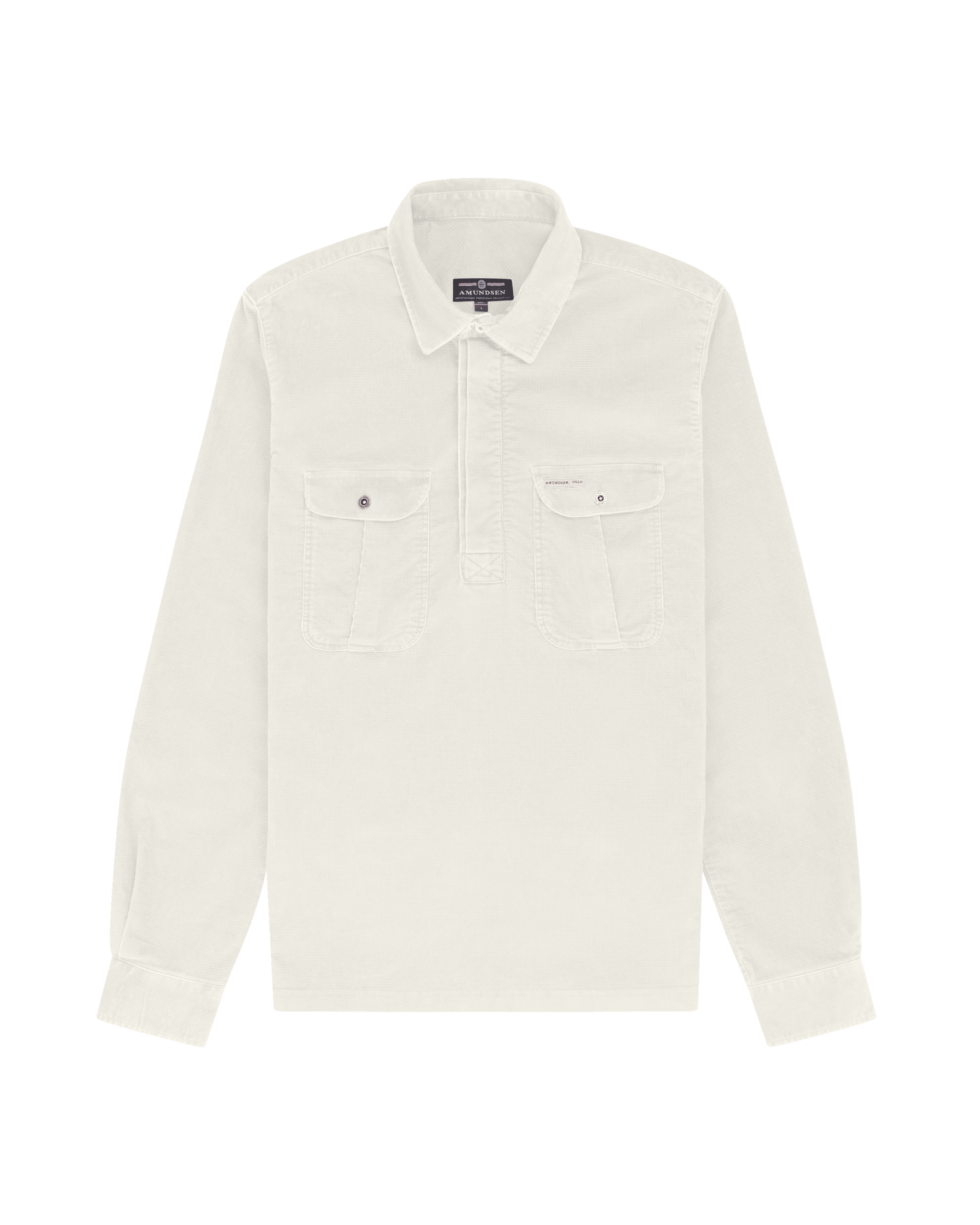 RANGER VELVET HALF-ZIP SHIRT MENS  001 White