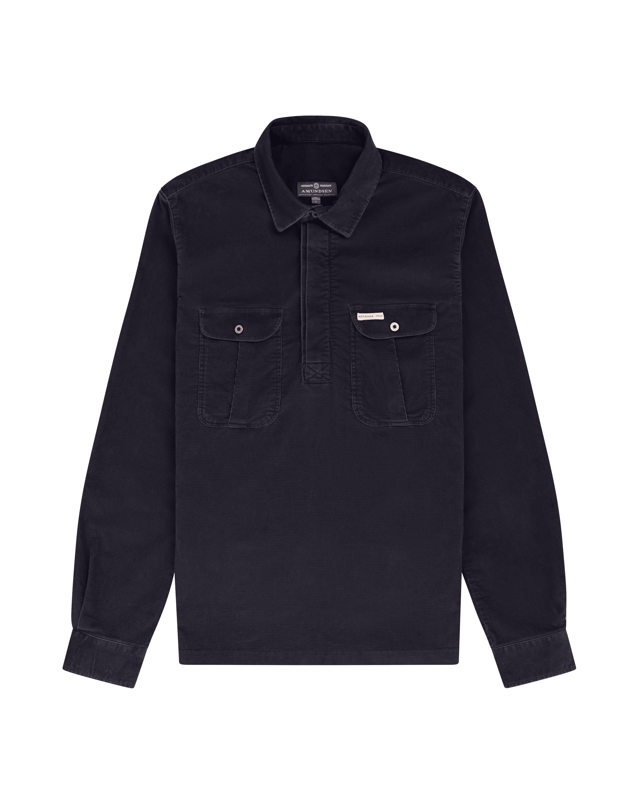 RANGER VELVET HALF-ZIP SHIRT MENS  590 Faded Navy