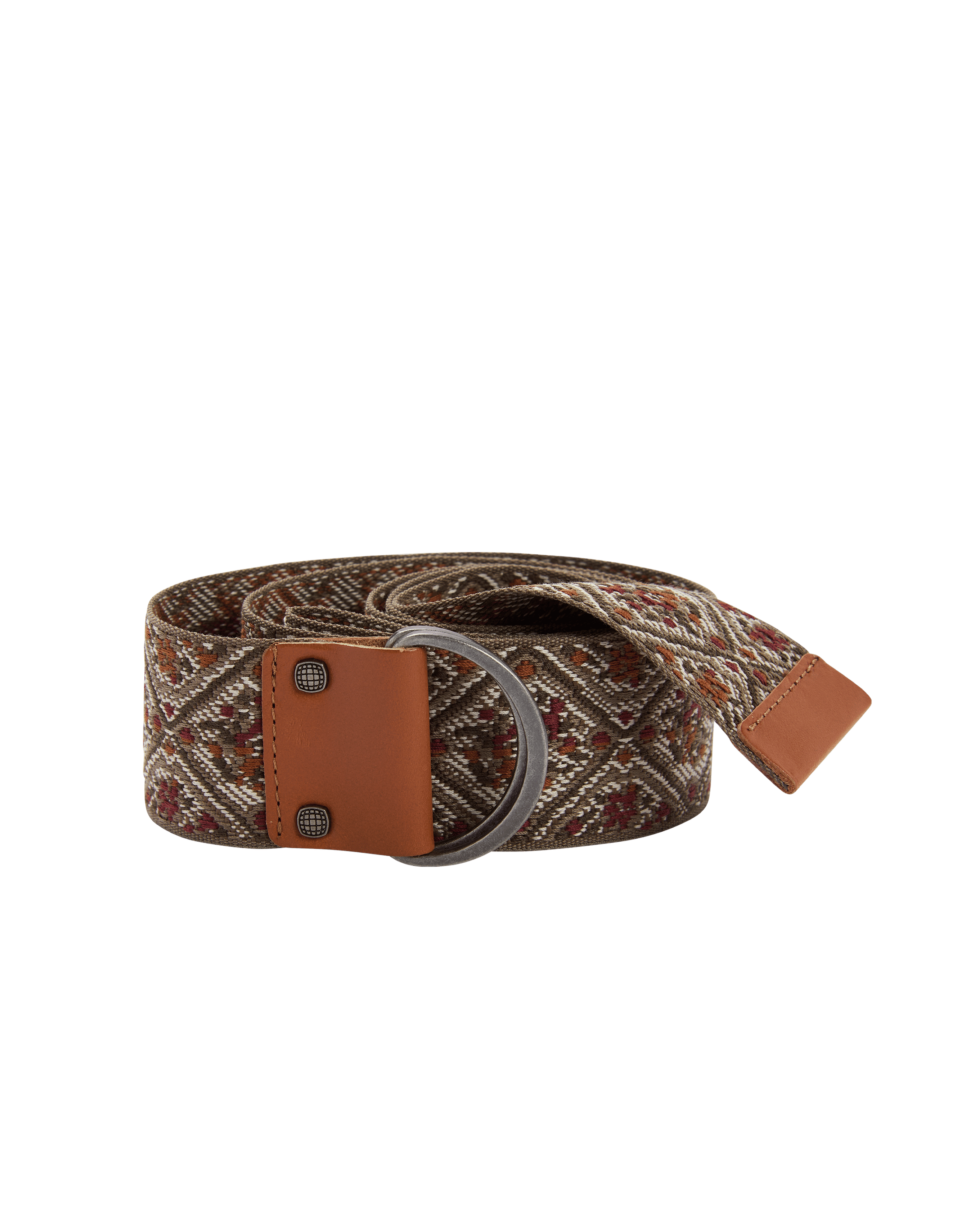 AMUNDSEN WOVEN BELT IN BAG  615 Tan/Pattern