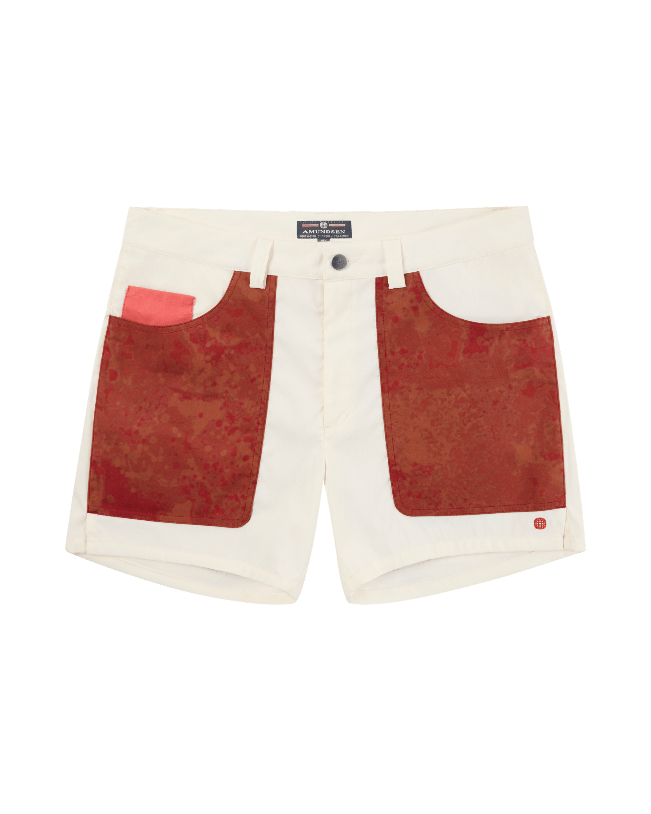 5INCHER CAMO FIELD SHORTS MENS  164 Offwhite/Terra Red