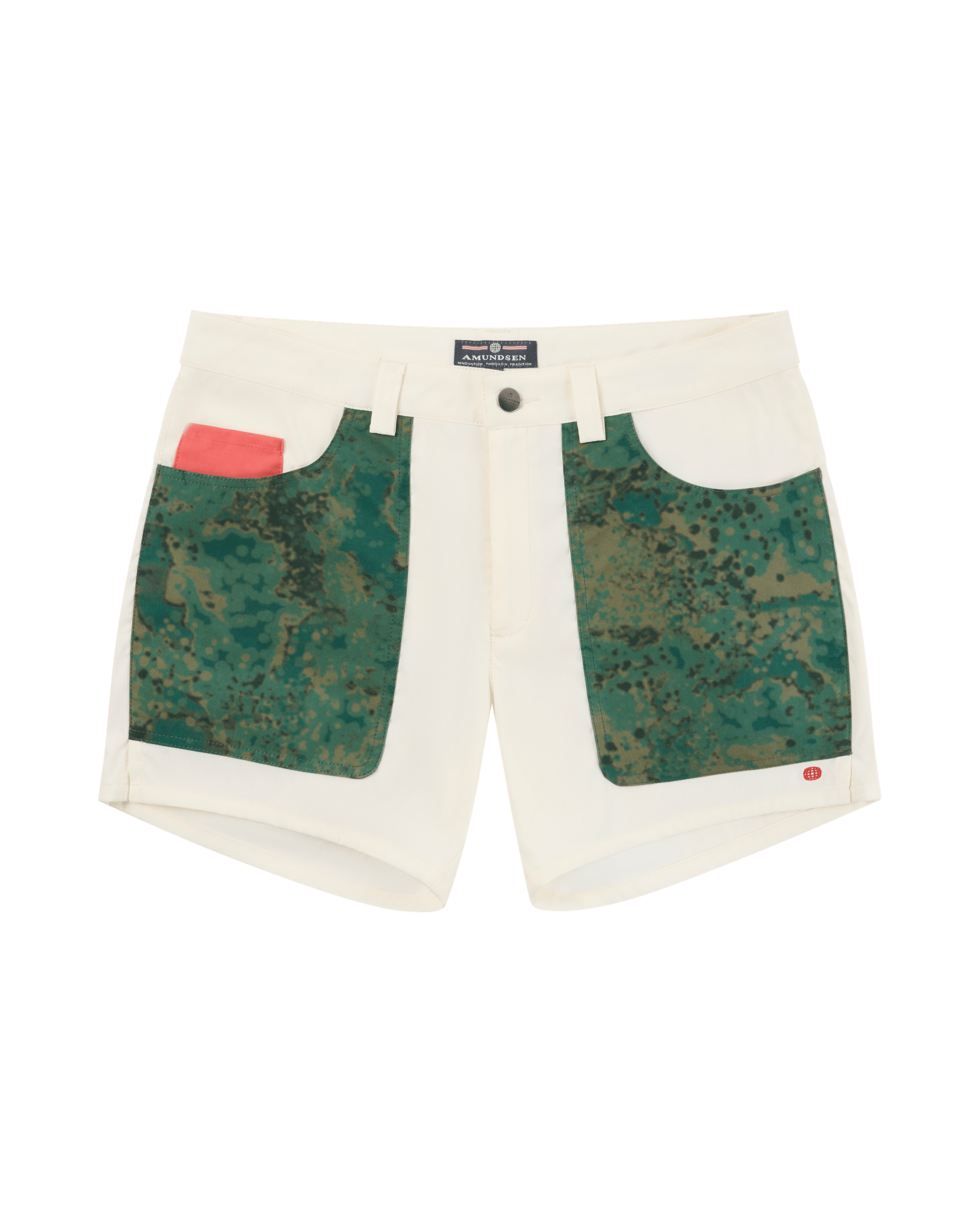 5INCHER CAMO FIELD SHORTS MENS  402 Offwhite/Willow Green