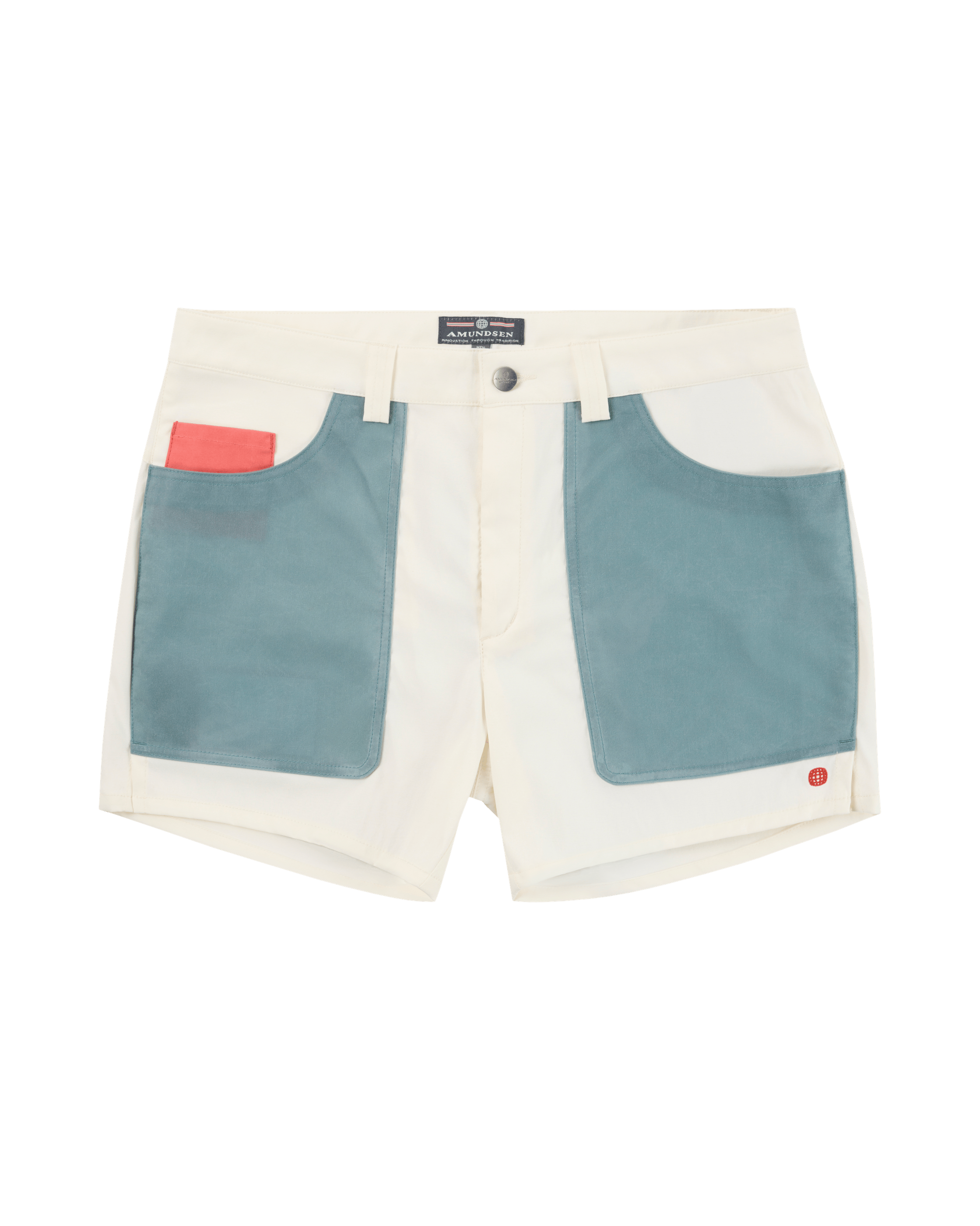 5INCHER FIELD SHORTS MENS  014 Offwhite/Stormy Blue