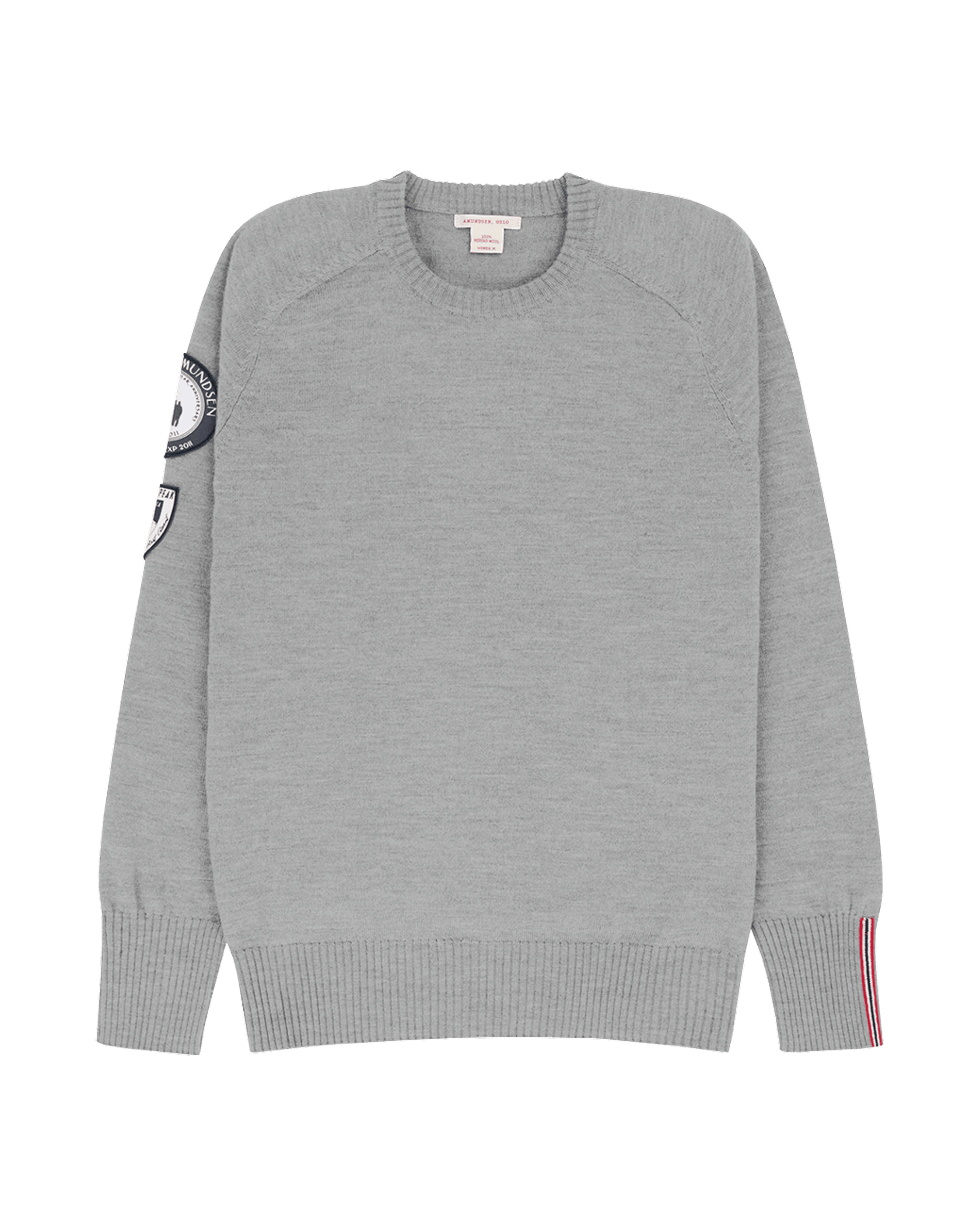 AMUNDSEN PEAK CREW NECK WOMENS  Light Grey