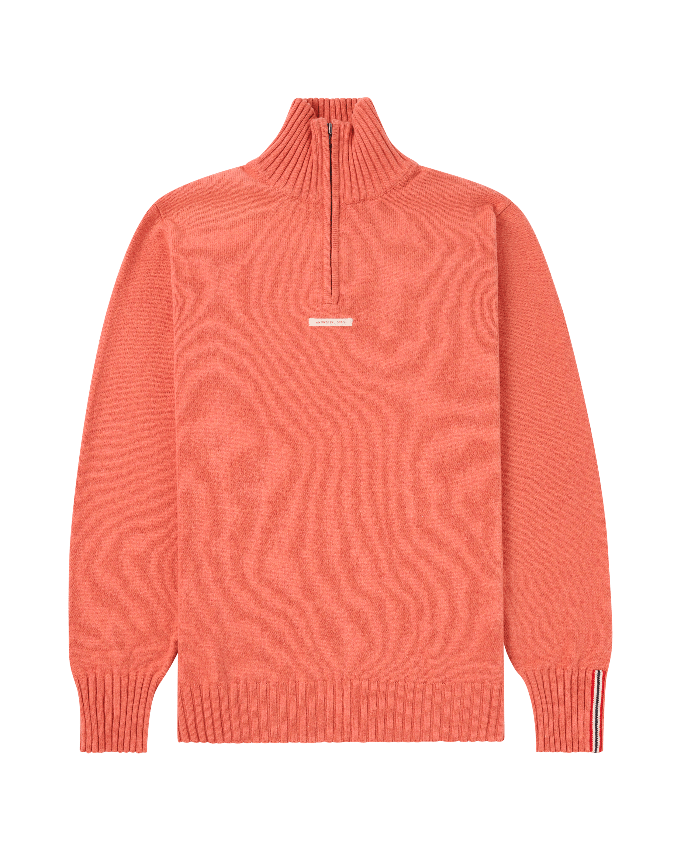 DECK HALF ZIP MENS  160 Weathered Red