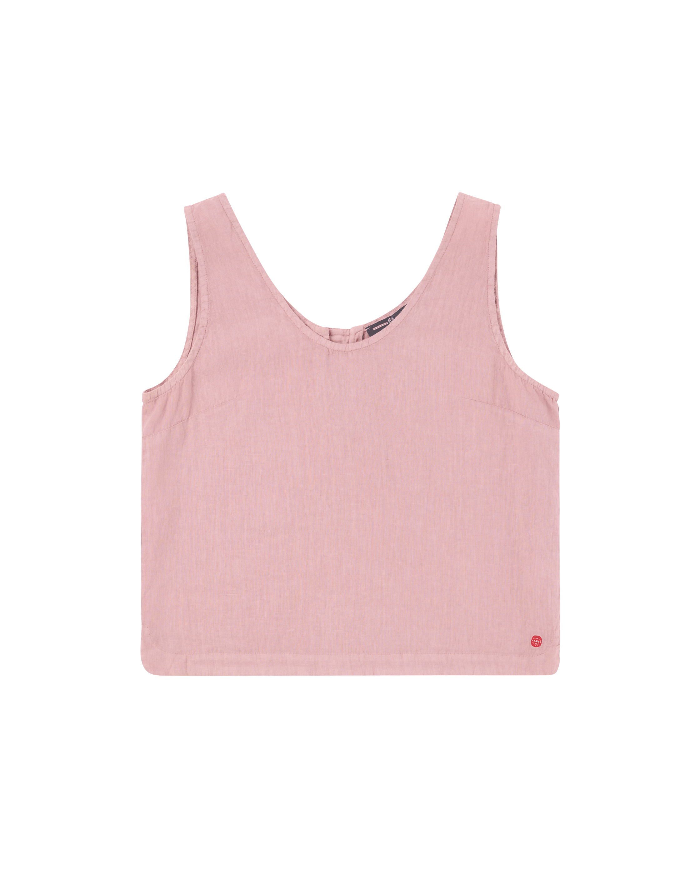 SAFARI LINEN TOP WOMENS  191 Faded Peony Pink