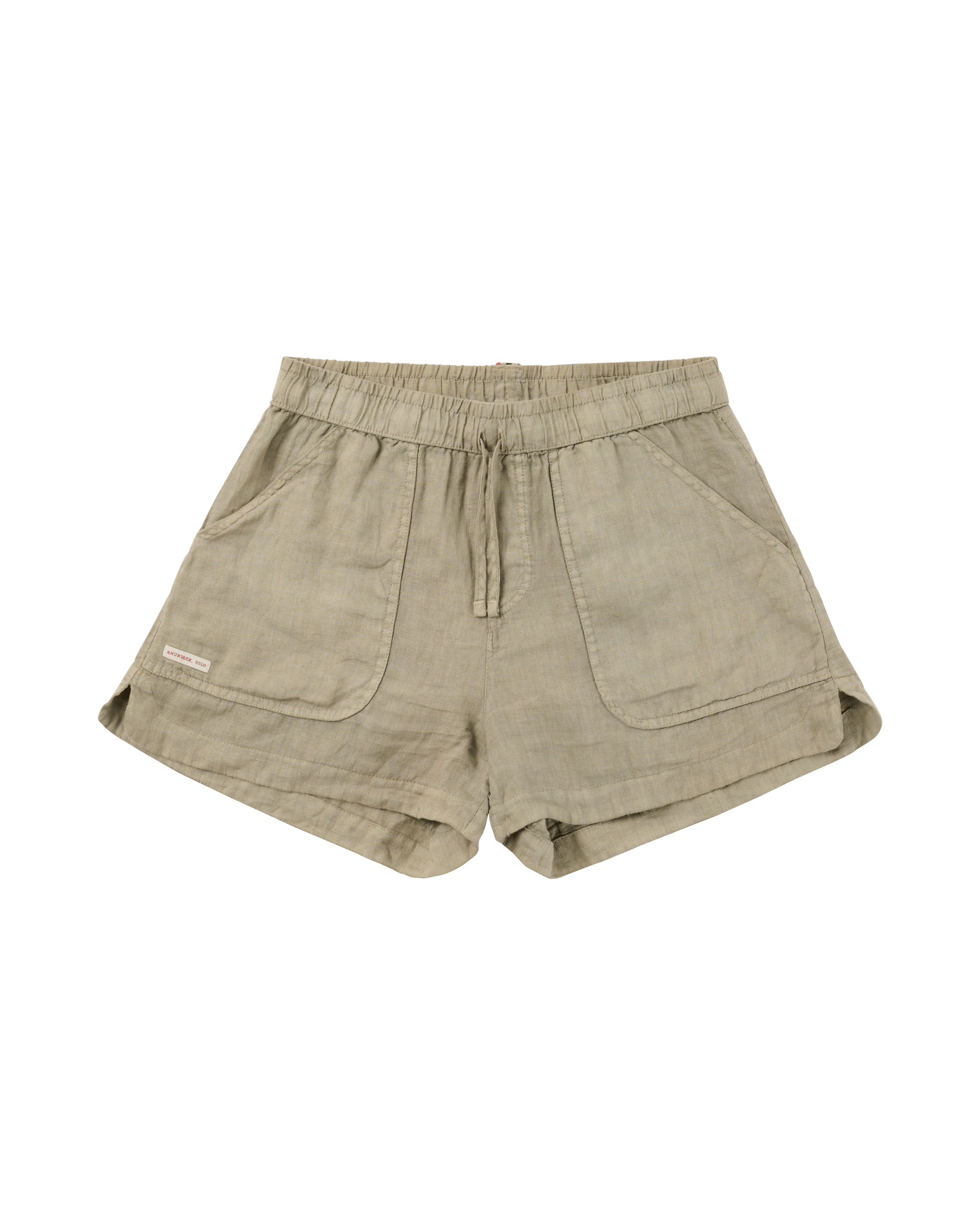 SAFARI LINEN SHORTS WOMENS  407 Olive Ash