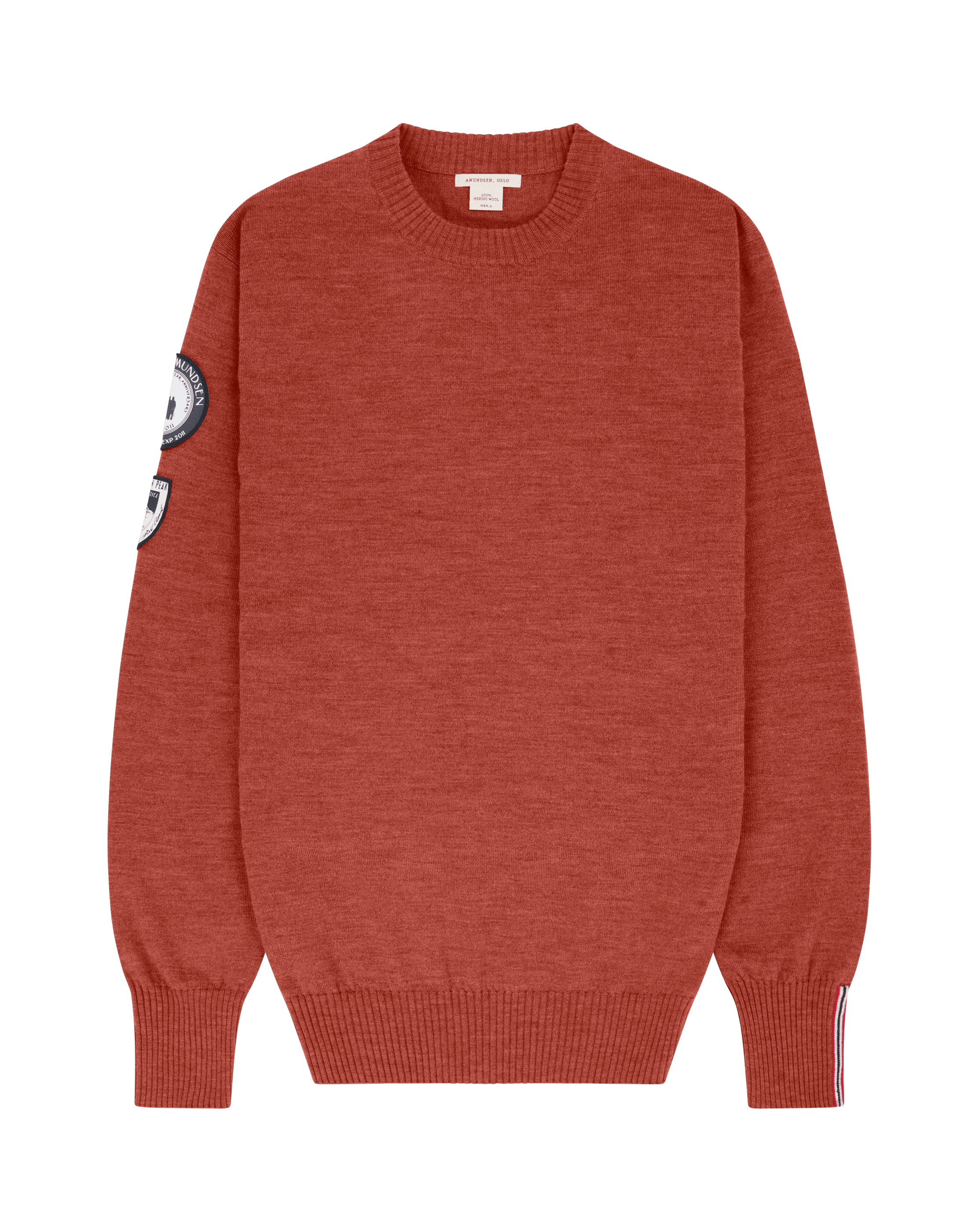 AMUNDSEN PEAK CREW NECK MENS  164 Terra Red