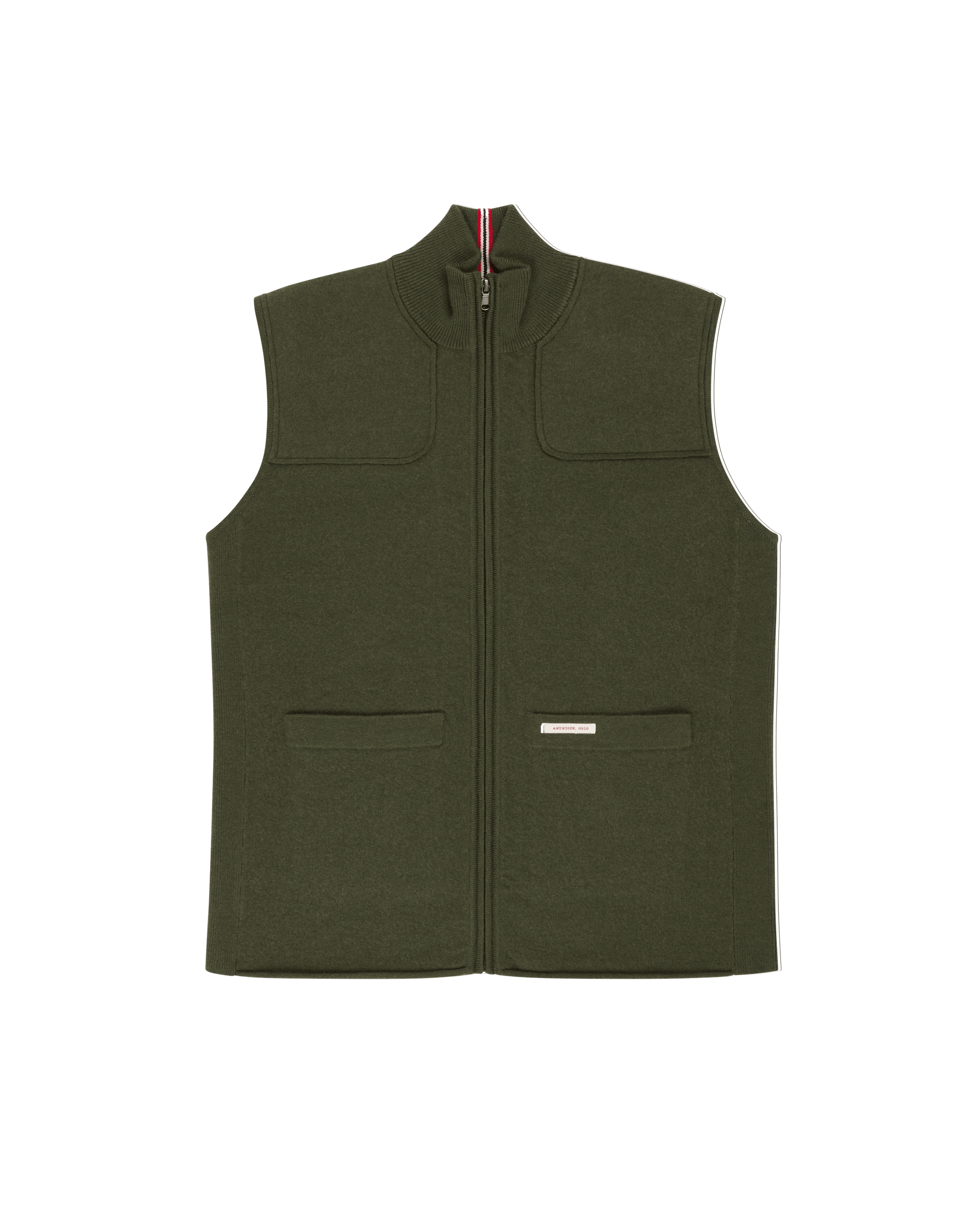 BOILED HUNTSMAN VEST MENS  410 Earth