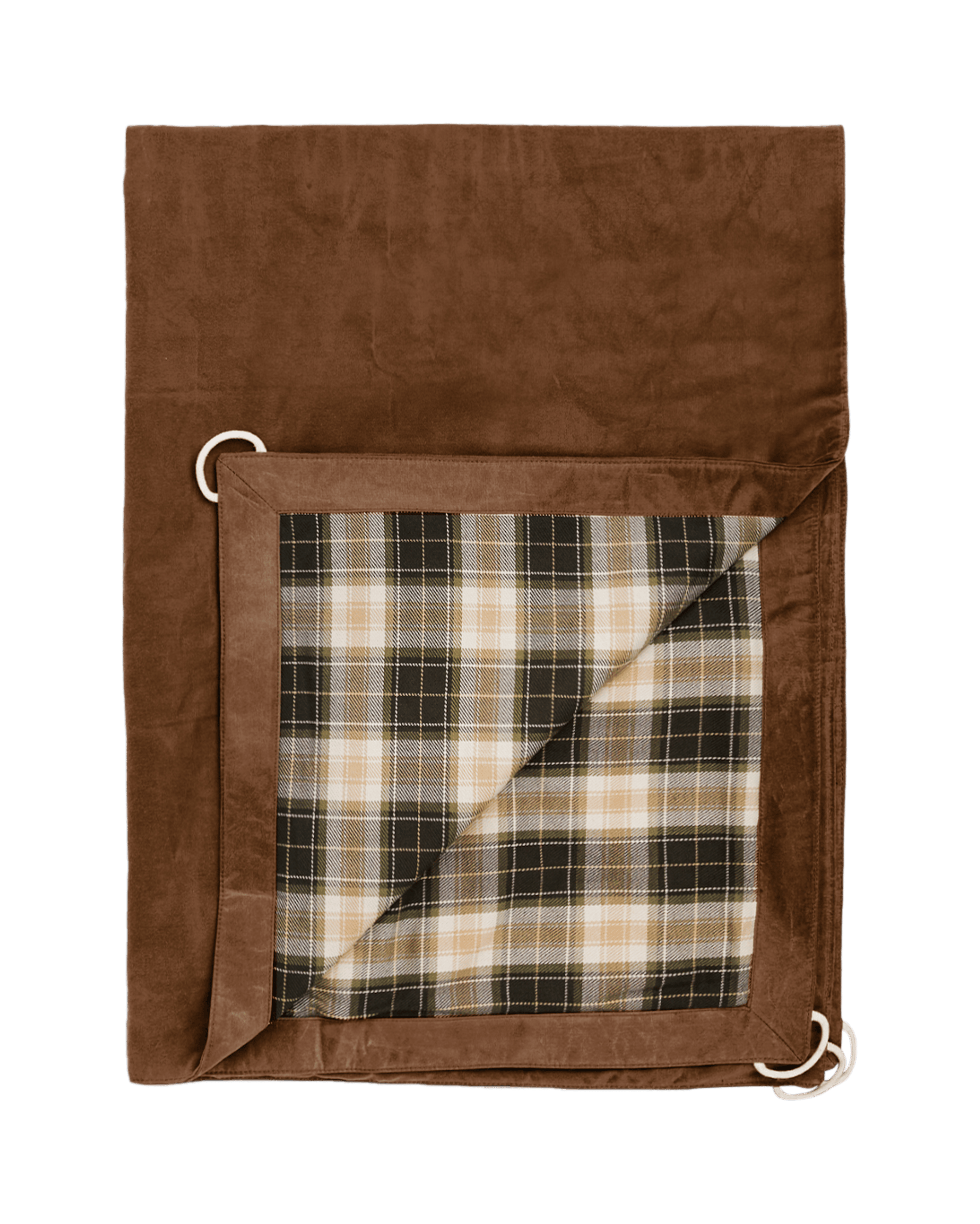 FIELD BLANKET  410 Chequered Earth/Tan