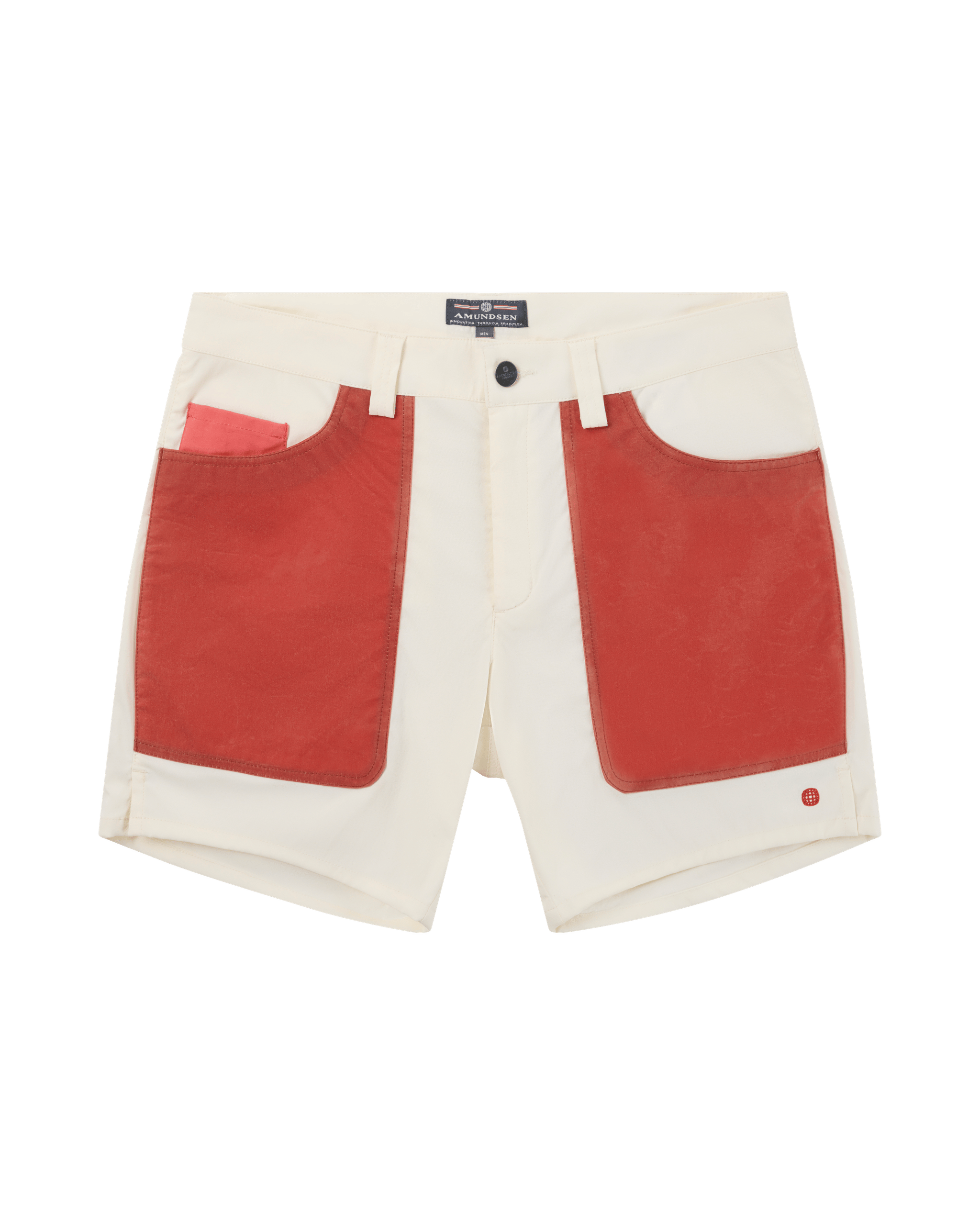 7INCHER FIELD SHORTS MENS  015 Offwhite/Terra Red