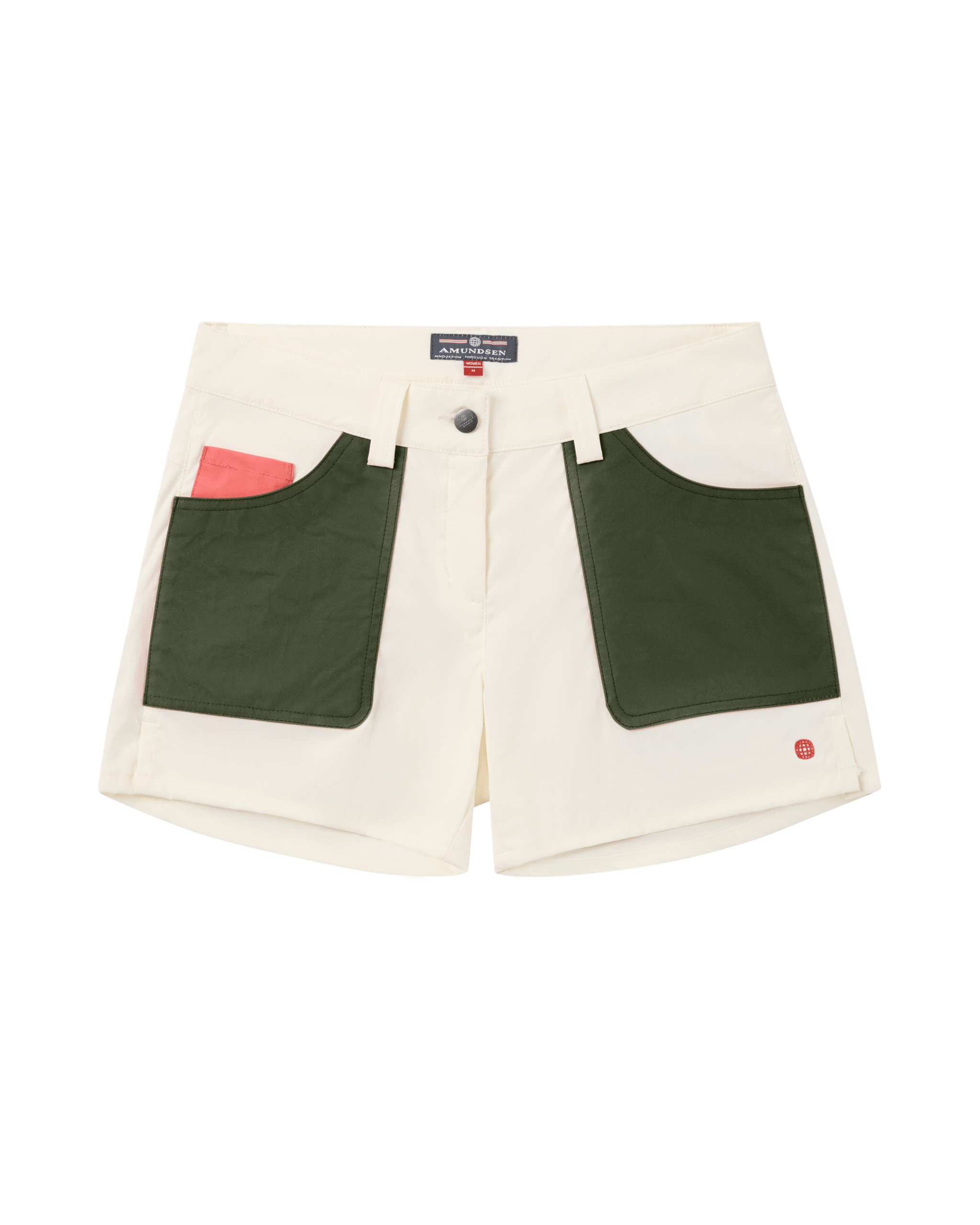 5INCHER FIELD SHORTS WOMENS  012 Offwhite/Green