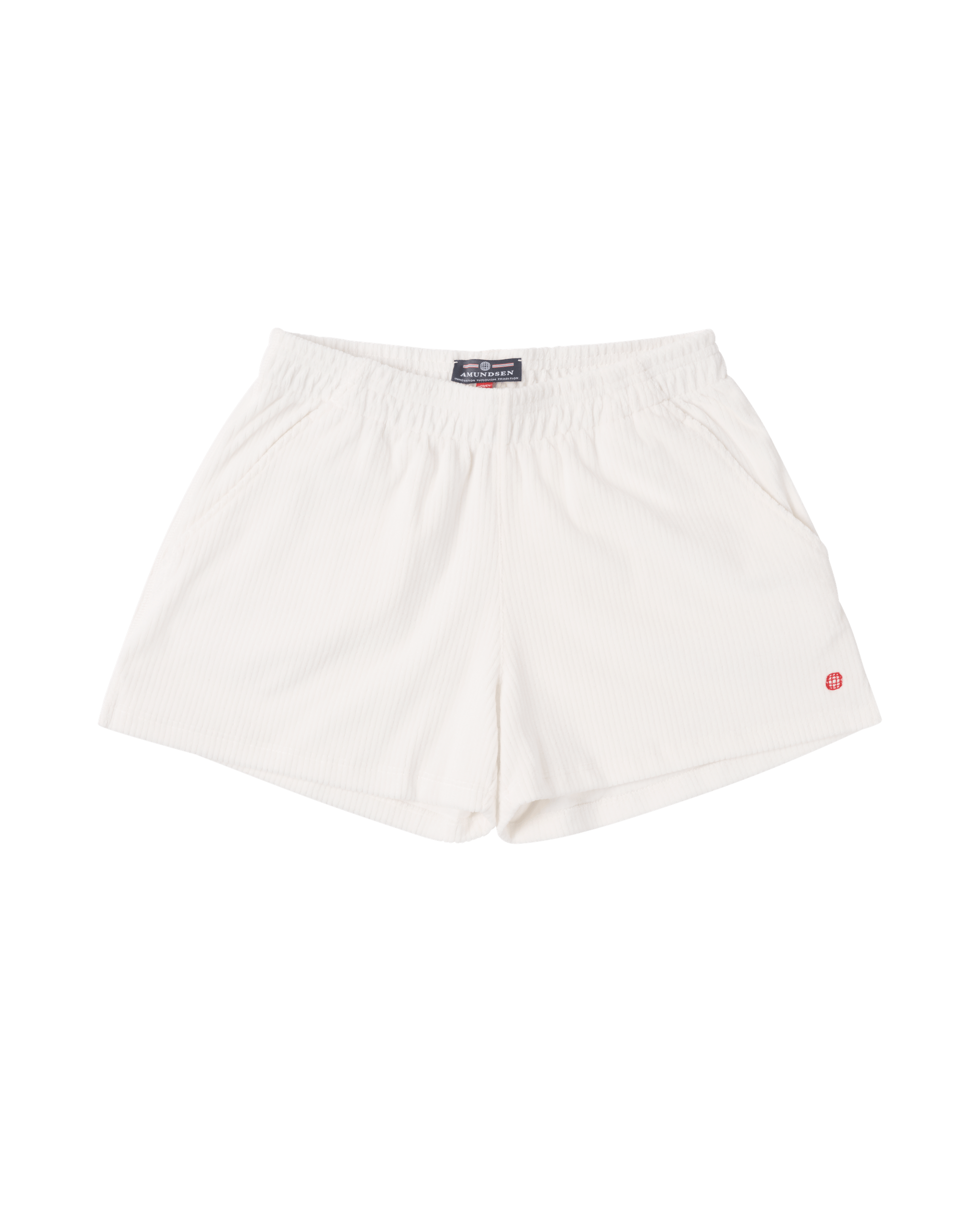 4INCHER COMFY CORD SHORTS WOMENS  001 White