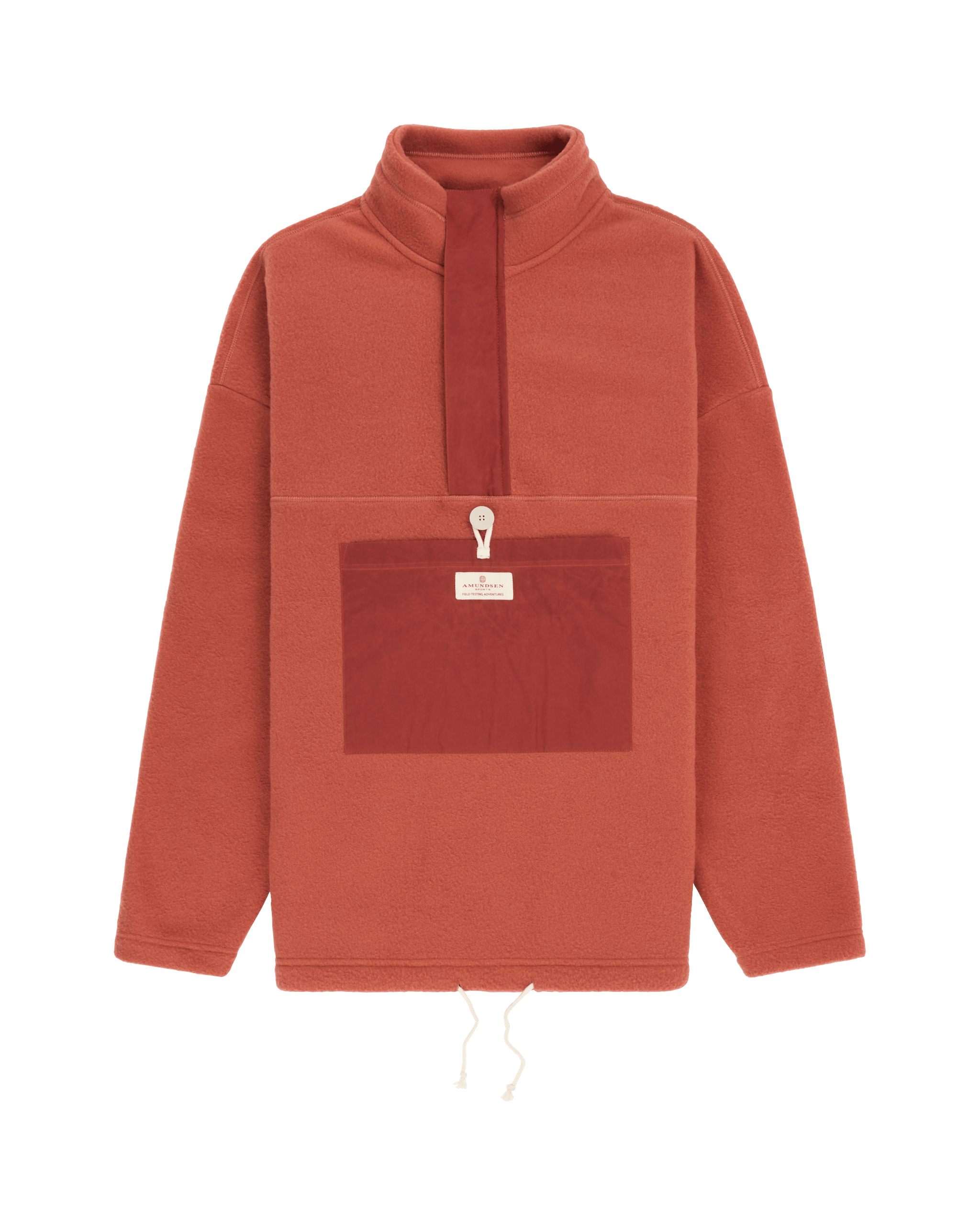 V-BOND WAXED FLEECE MENS  165 Terra Red/Red