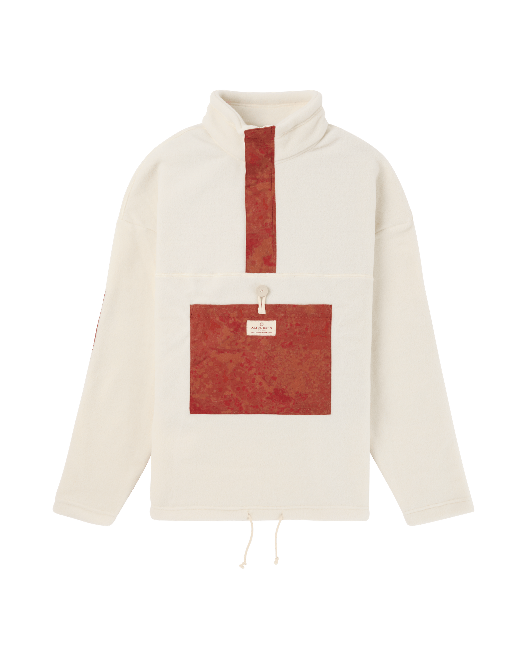 V-BOND WAXED FLEECE MENS  164 Natural/Terra Red