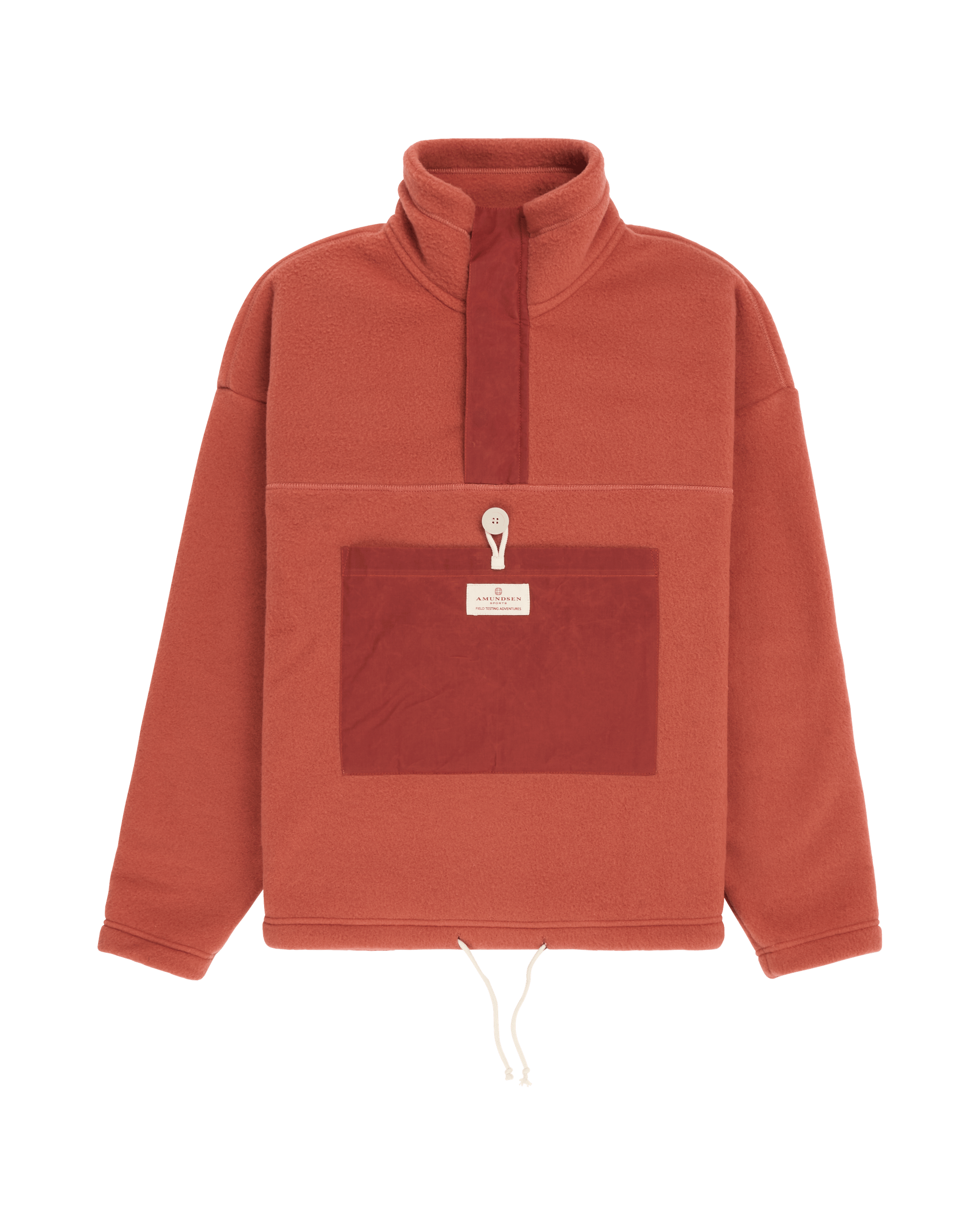 V-BOND WAXED FLEECE WOMENS  165 Terra Red/Red