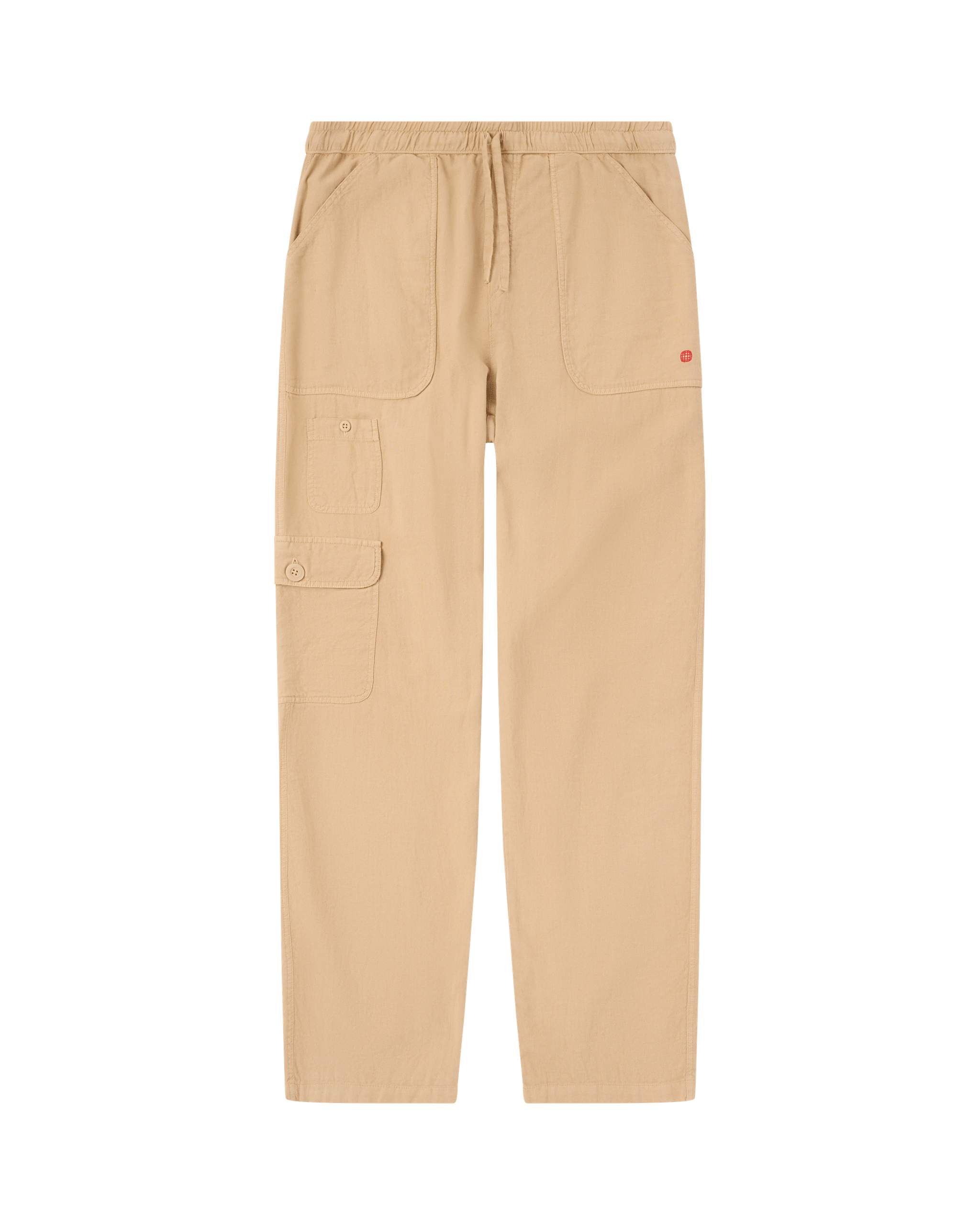 TRAVELLER'S LINEN PANTS MENS  625 Khaki