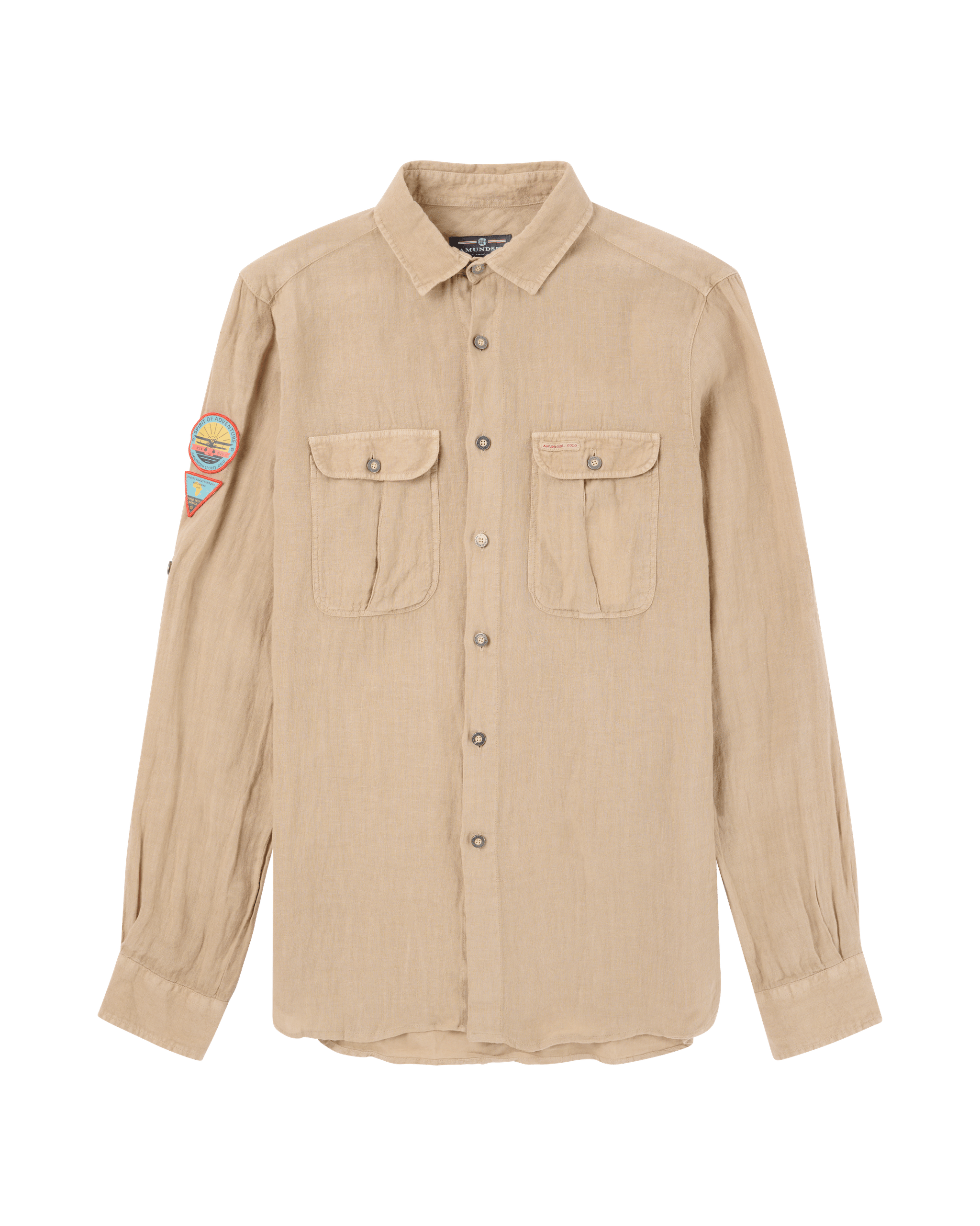 SAFARI LINEN SHIRT MENS  620 Desert