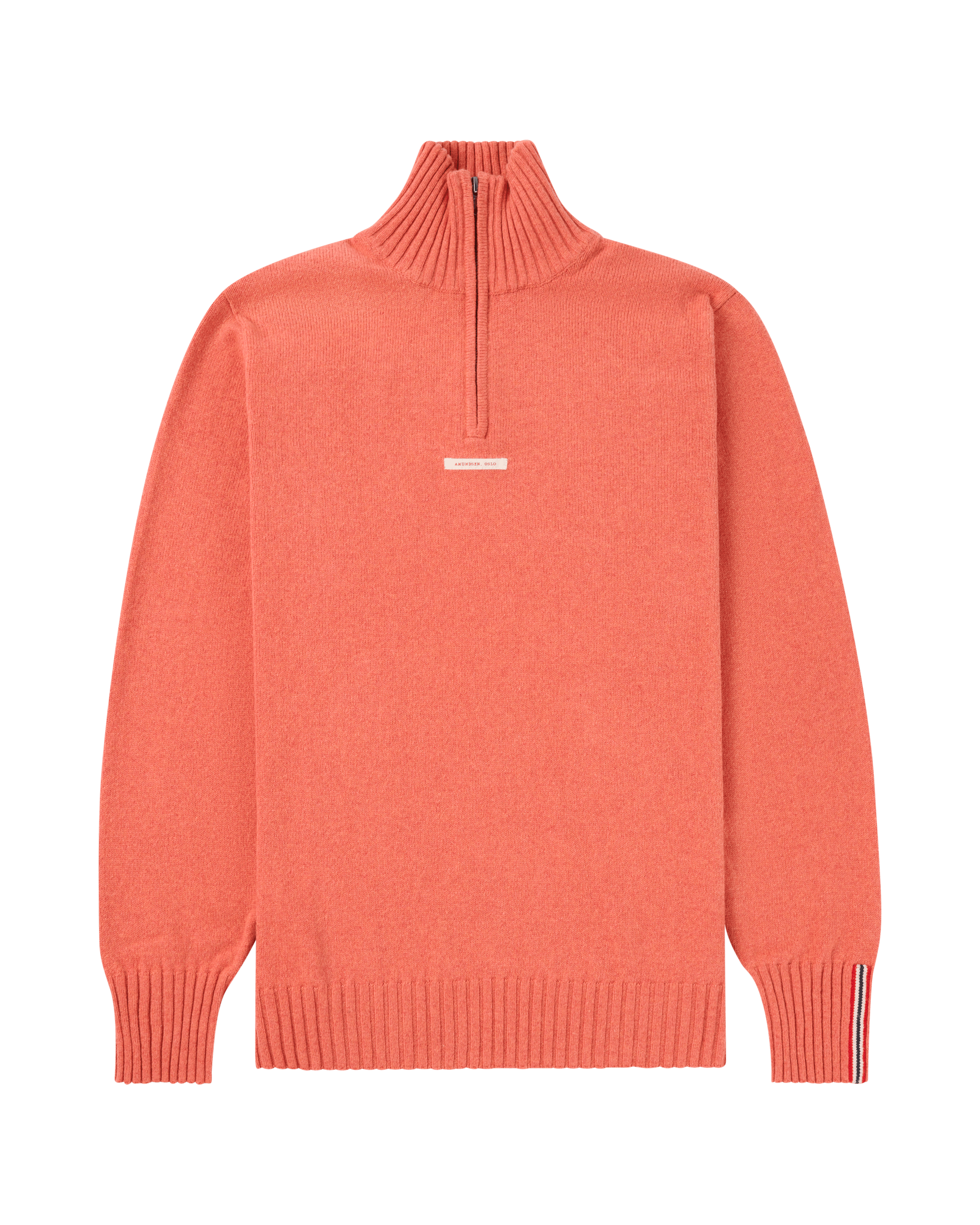 DECK HALF ZIP MENS  160 Weathered Red