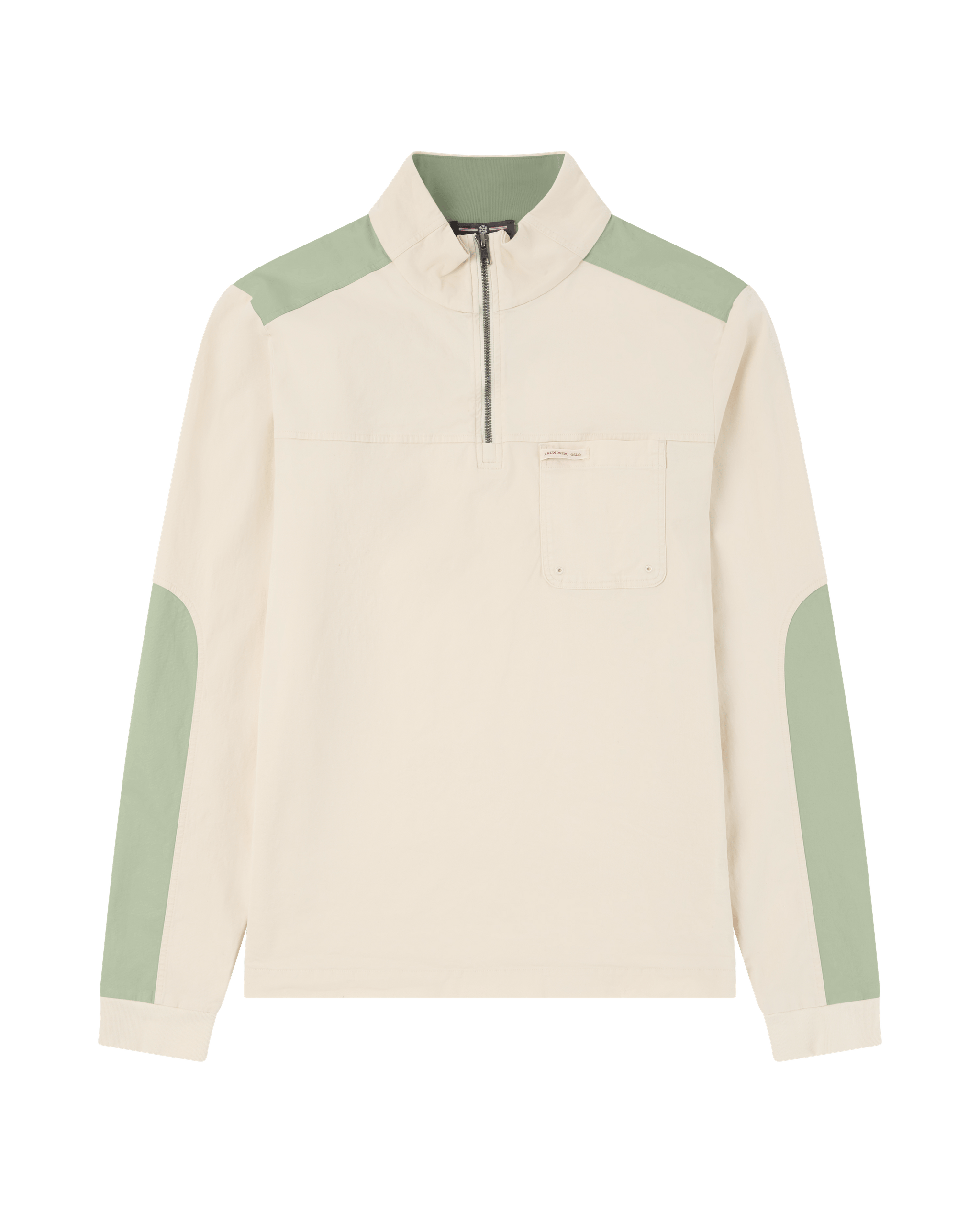 DITCH-HIKER PULLOVER MENS  402 Oatmeal/Faded Willow Green