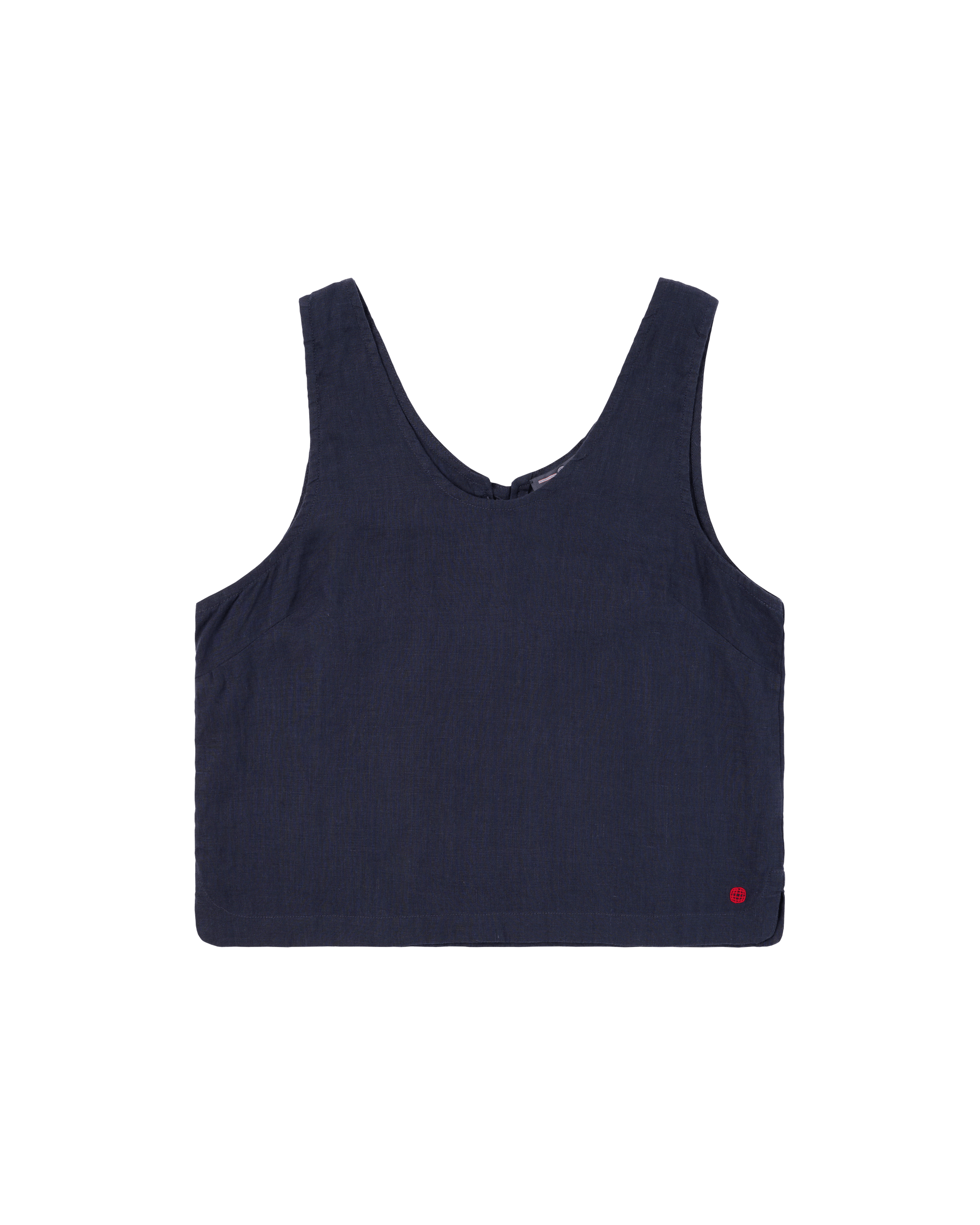SAFARI LINEN TOP WOMENS  590 Faded Navy